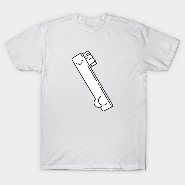 Toot Brush T-Shirt by Feefafoozle